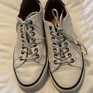 Coach white leather top sneakers. Authentic Coach.
